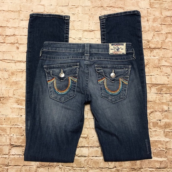 True Religion Slim Straight Leg Jeans - Picture 4 of 8